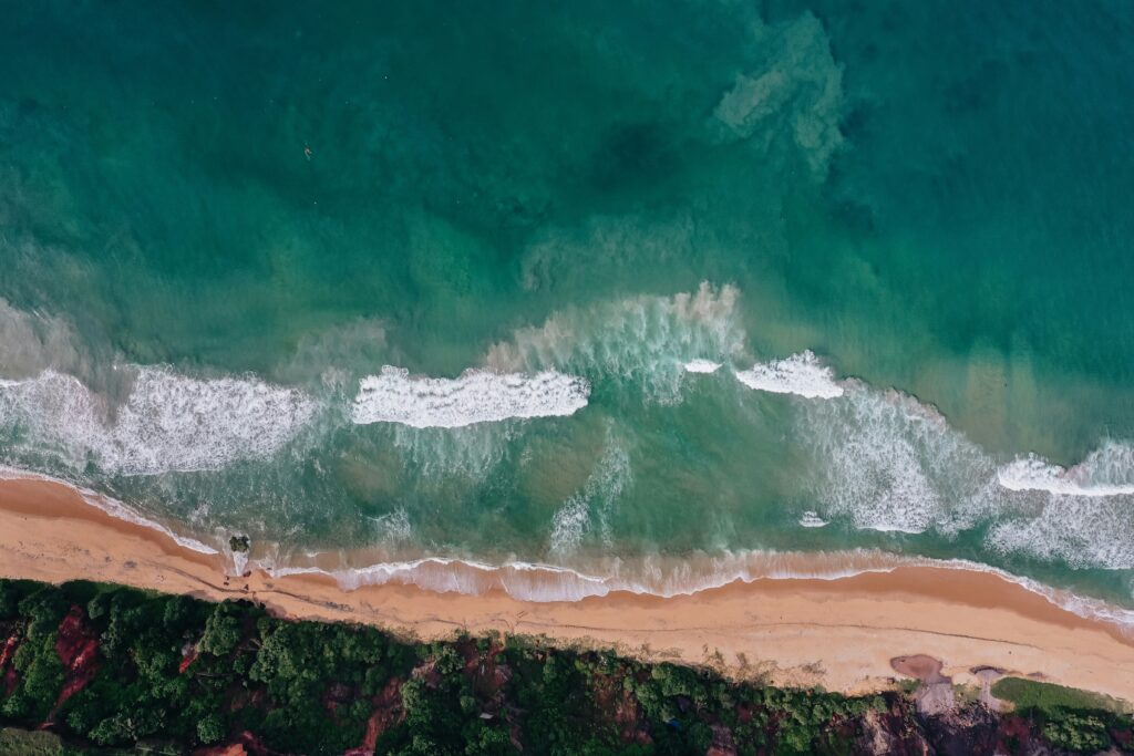 Varkala beach cleanest beach of kerala