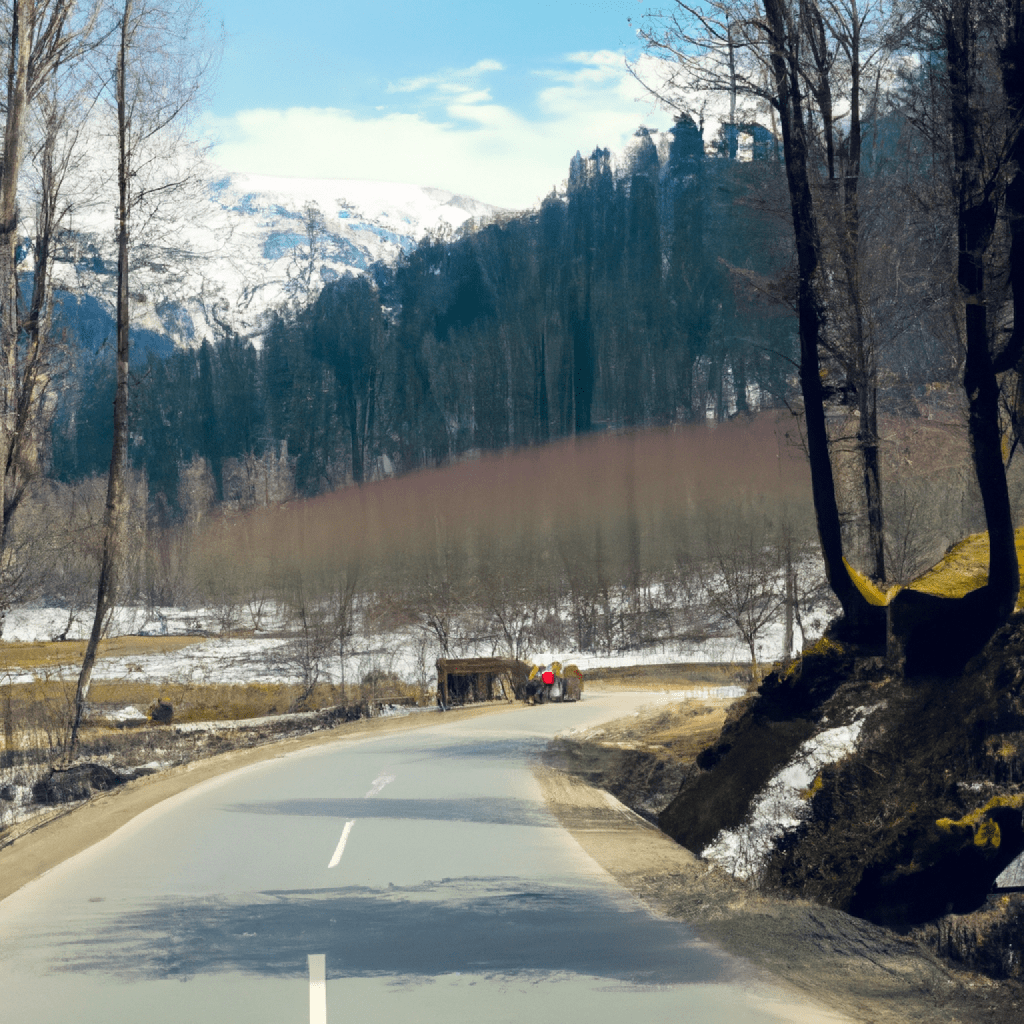 Scenic view of Gulmarg and Pahalgam, two of the best places to visit in Kashmir, featuring snow-capped mountains, lush valleys, and adventure activities.