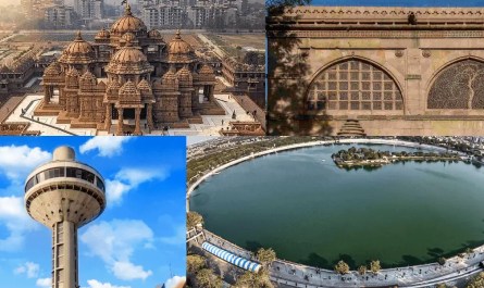 Ahmedabad Junction railway station arrival scene