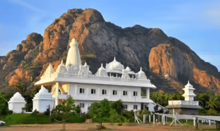 Sunrise over Vivekananda Rock Memorial in Kanyakumari, a spiritual hub where three seas meet.